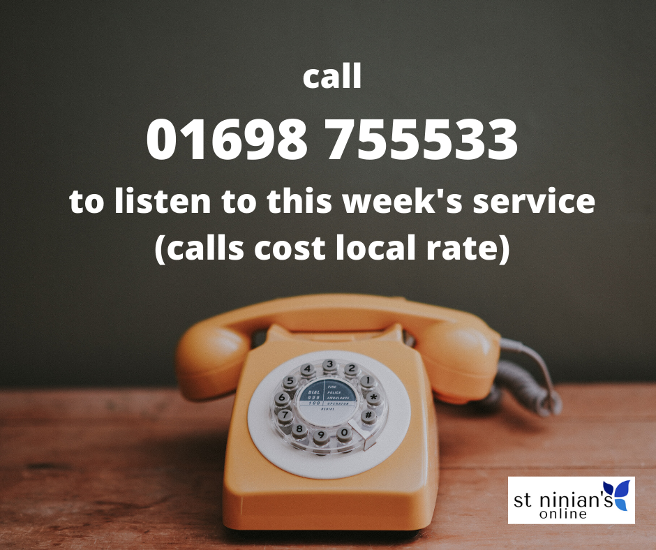 listen to the service by phone on 01698755533